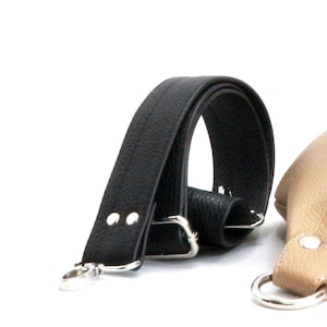 Adjustable Leather Crossbody Strap: Detachable Shoulder Bag Strap