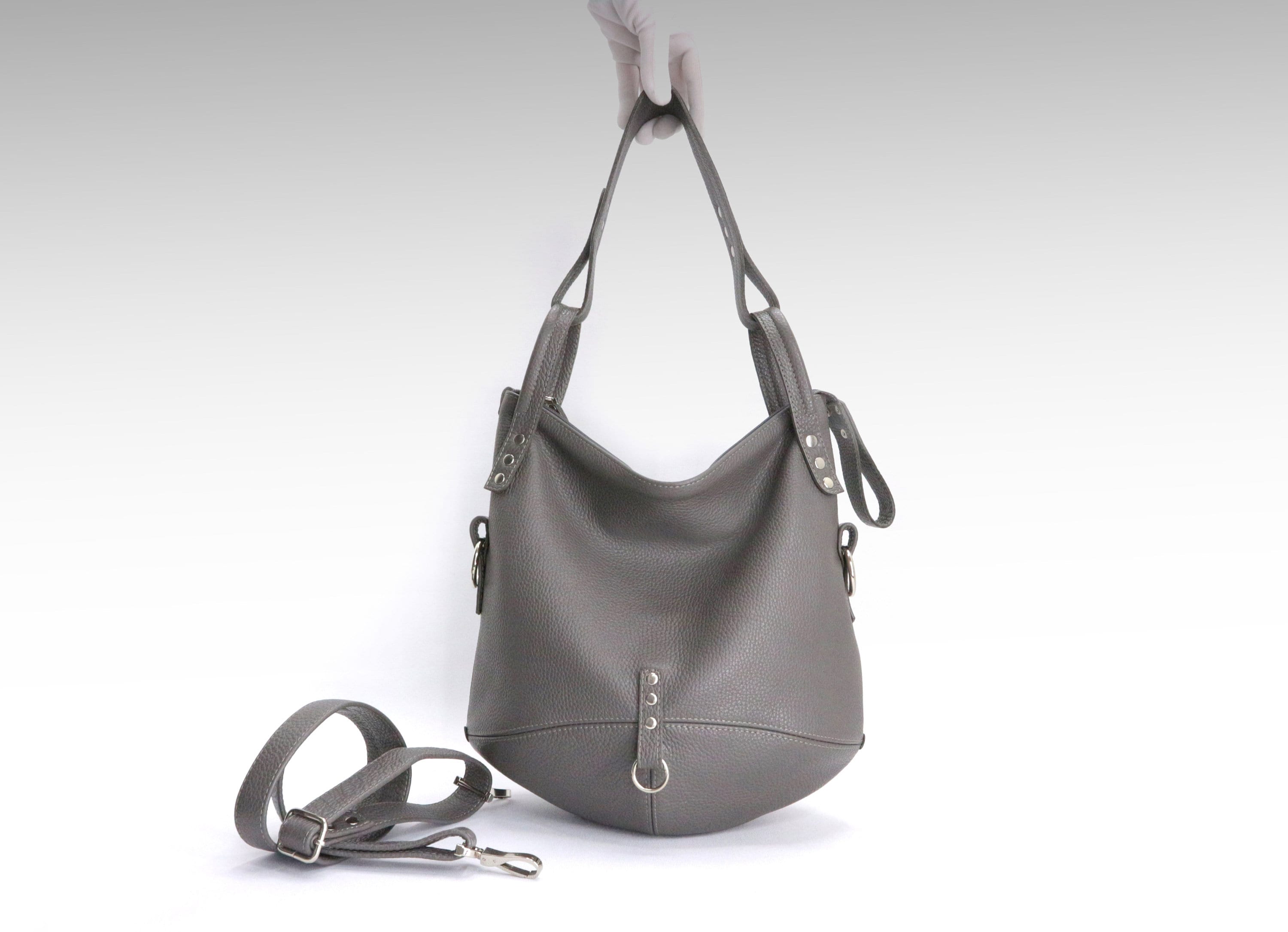 Leather Bag, Convertible Hobo Bag, Soft Women's Slouchy Hobo Purse in Dark Gray, Leather Handbag, Shoulder Bag - Etsy Leather Bag, Convertible Hobo Bag, Soft Women's Slouchy Hobo Purse in Dark Gray, Leather Handbag, Shoulder Bag - Etsy