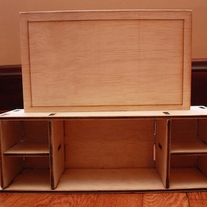 TV Stand and TV for 18-inch Dolls Pattern Vector for Laser Cutting CNC