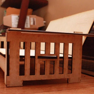 18-inch Doll Couch Pattern Vector for Laser Cutting CNC