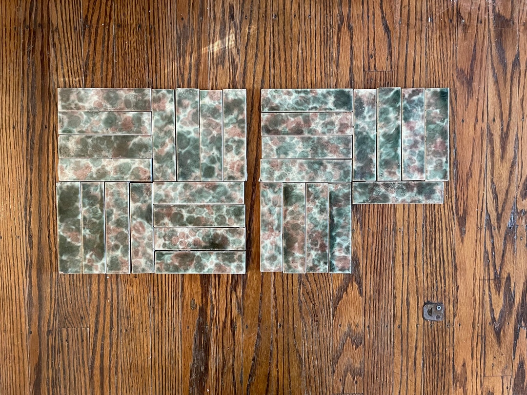 Mottled Fireplace TilesTitle