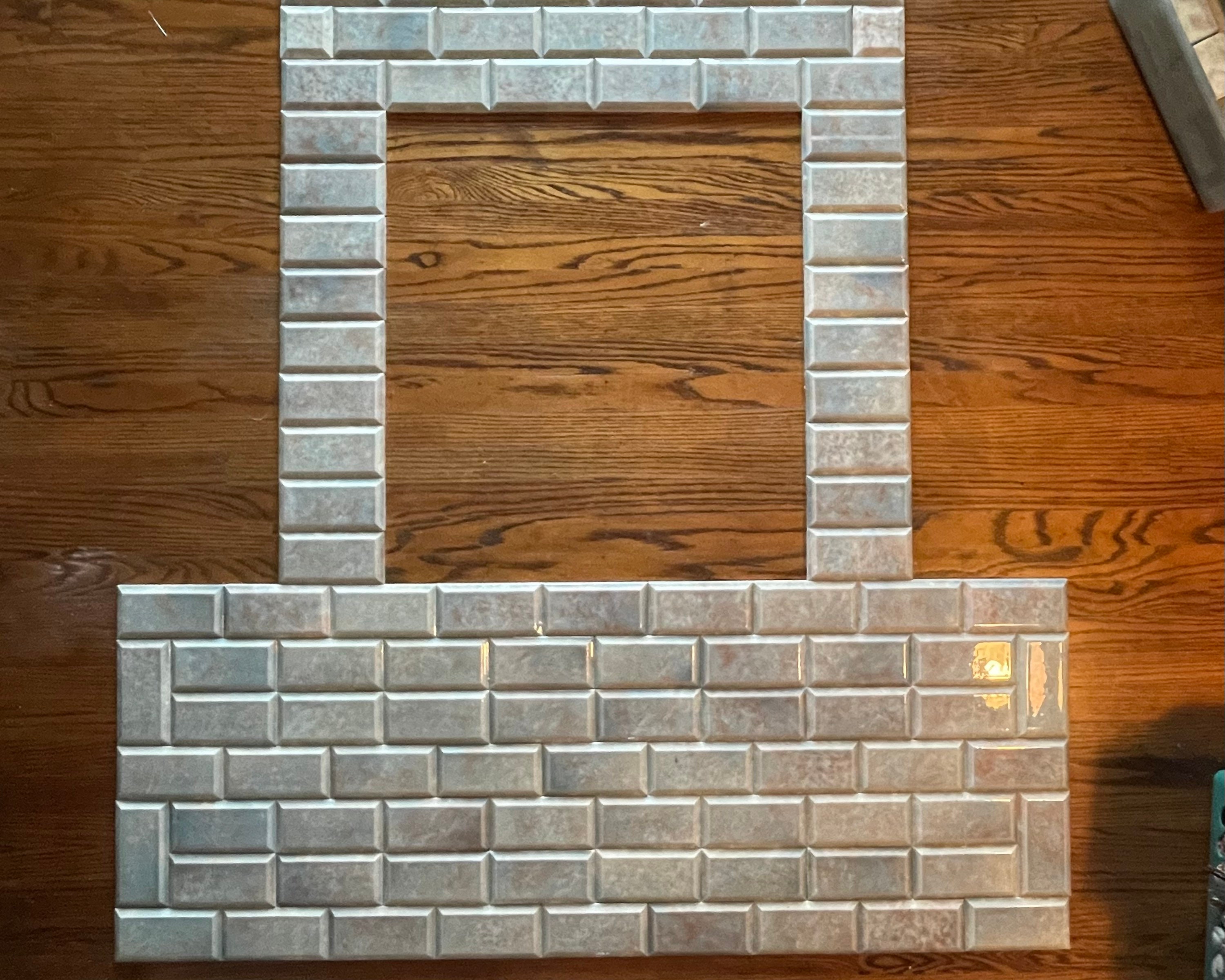 Mottled Fireplace TilesTitle