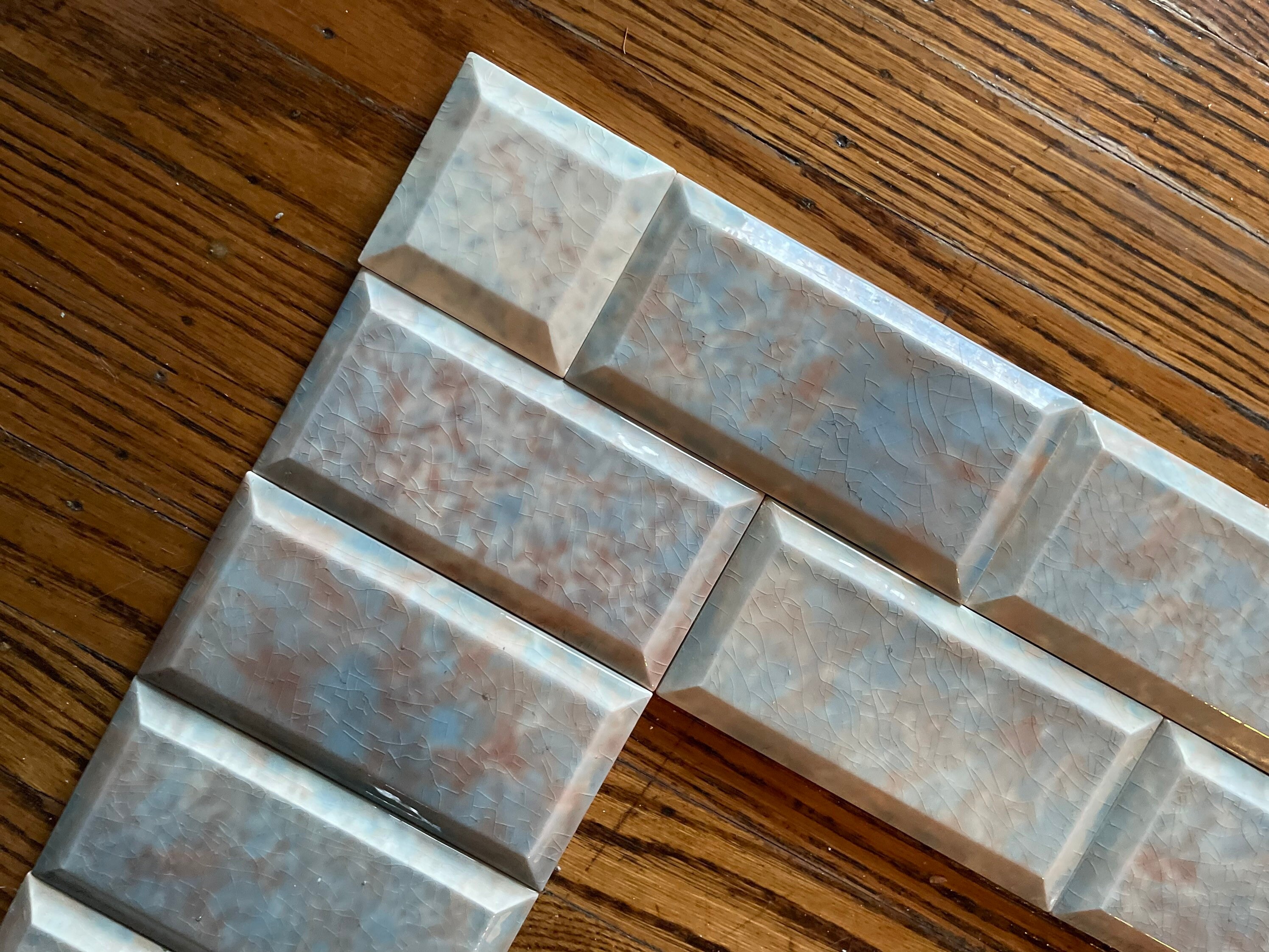 Mottled Fireplace TilesTitle