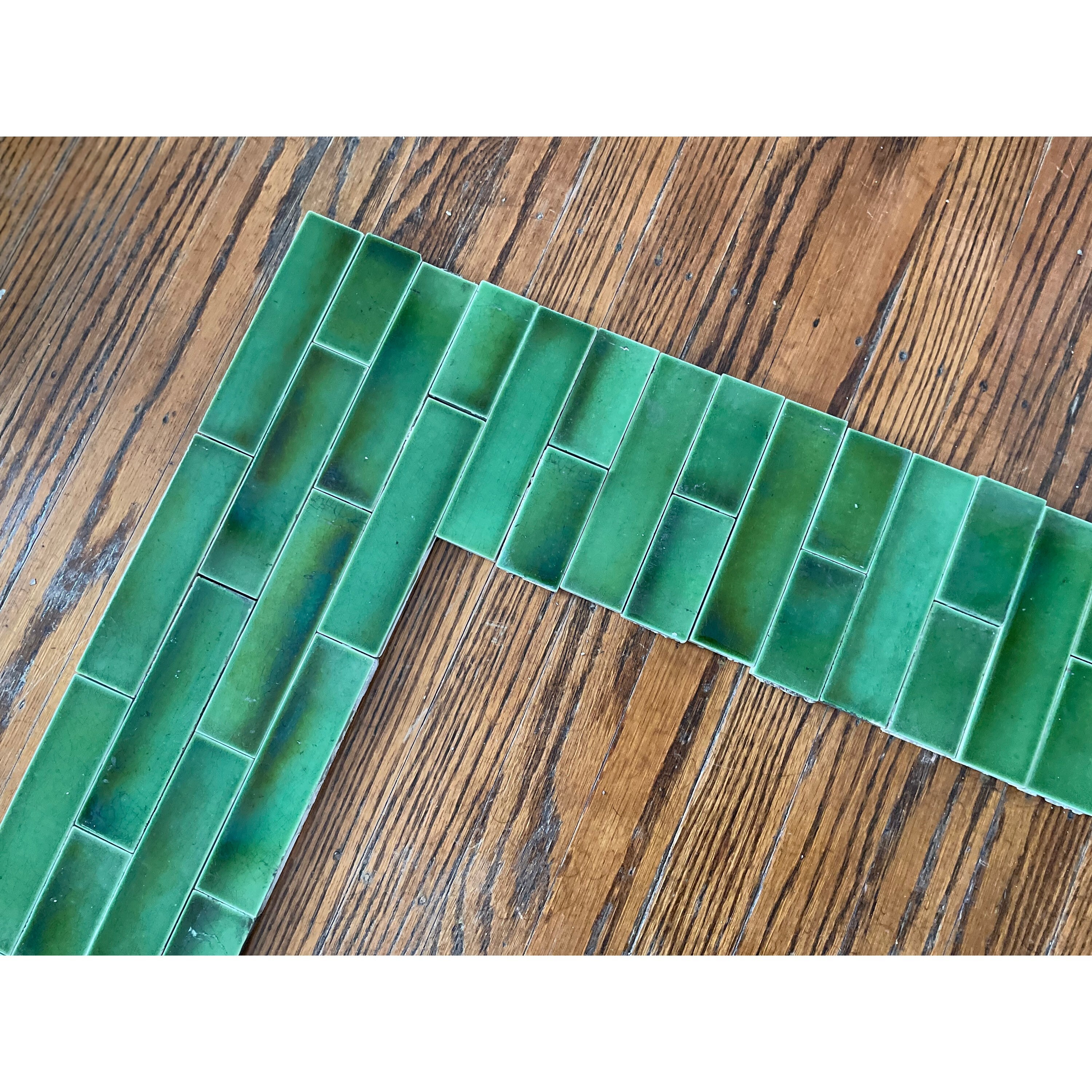 Emerald Green Victorian Tile Fireplace Surround PT & Etsy
