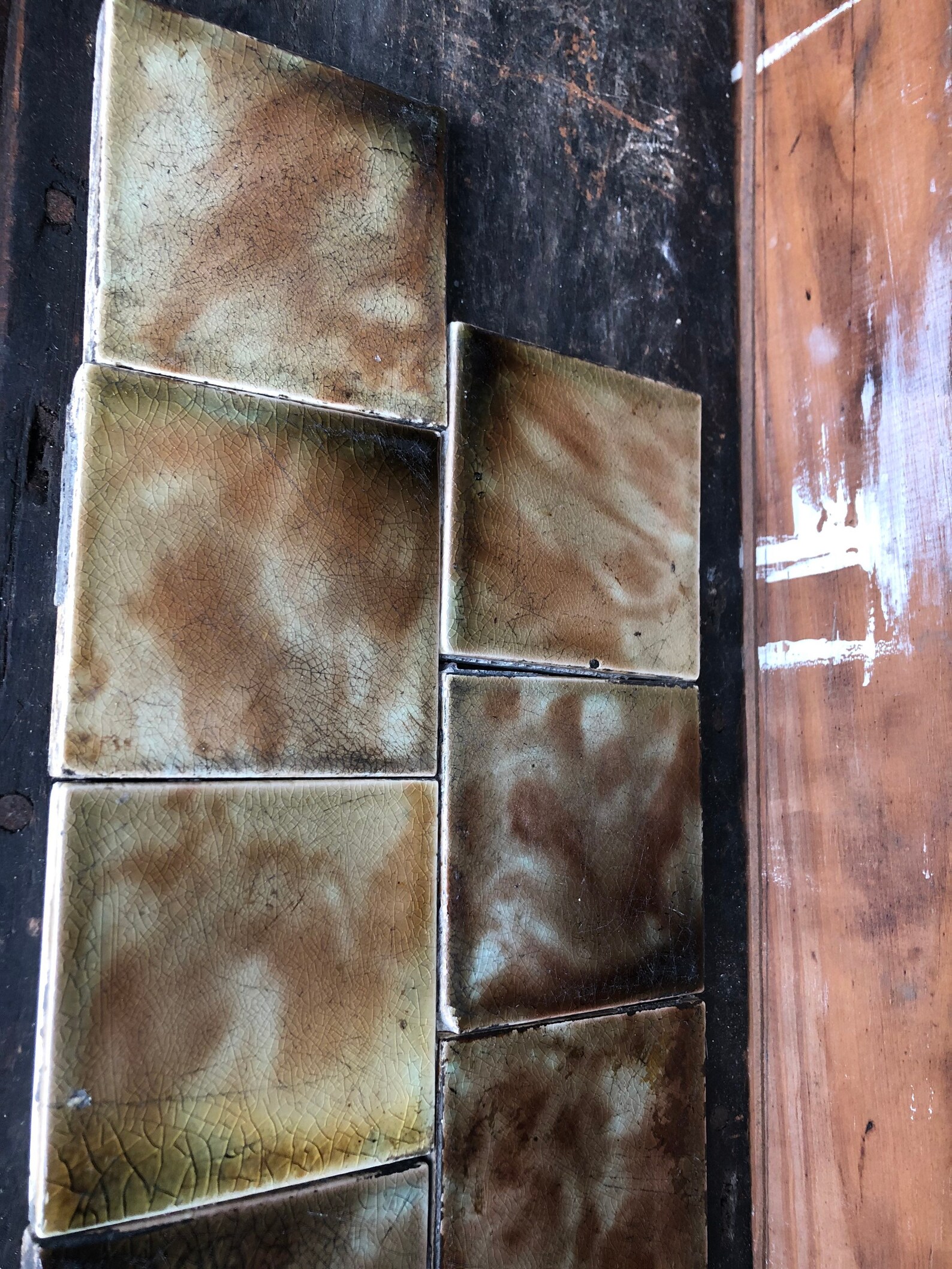 Seven victorian tiles Hamilton Tile works Antique tiles Etsy