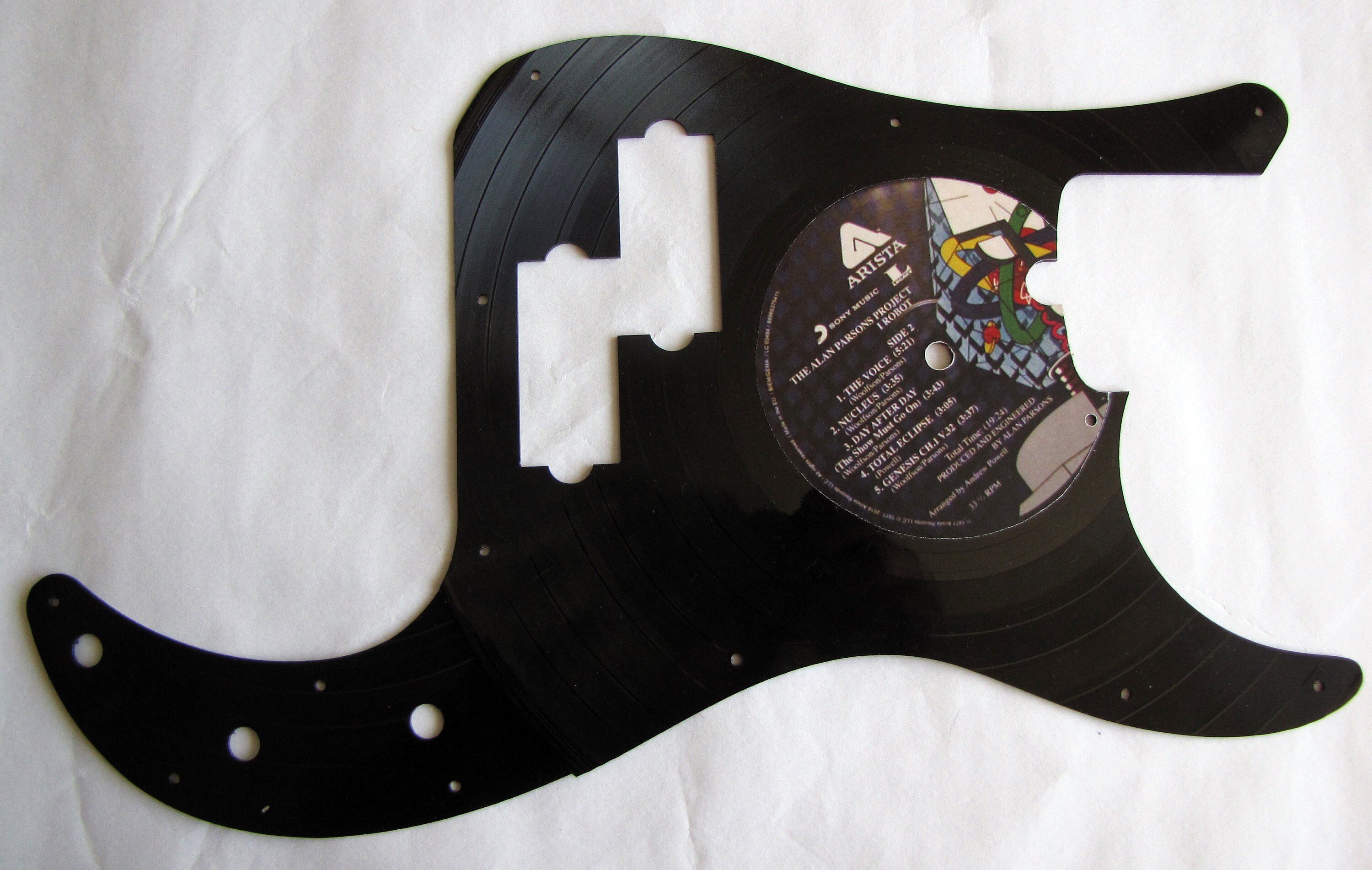 Pickguard for Fender Precision Bass From a Vinyl Record Etsy New Zealand