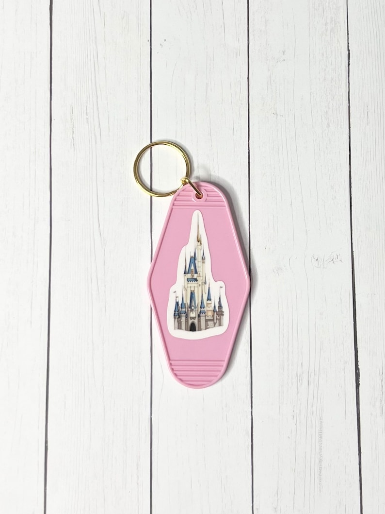 Disney Inspired Keychains Castle Keychain Disney Balloons Mickey Mouse