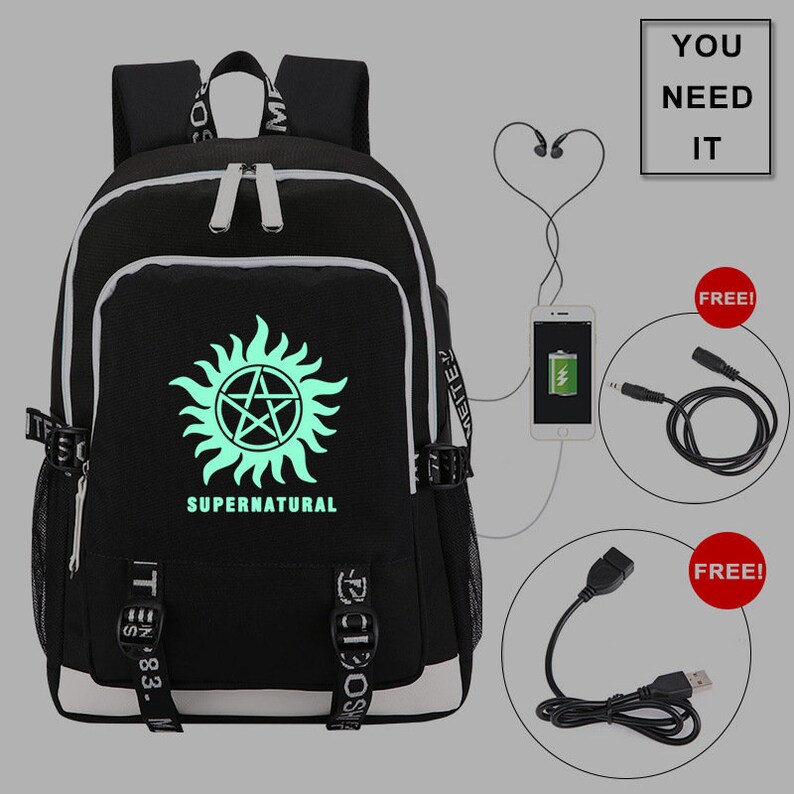 supernatural book bag