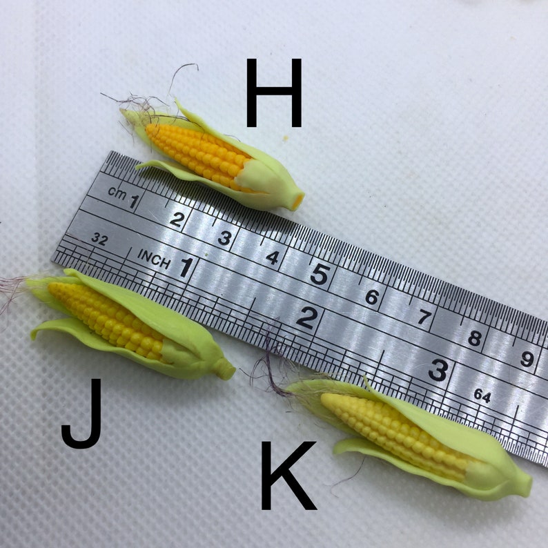 Miniature realistic corn for Dollhouse decor for doll garden Etsy