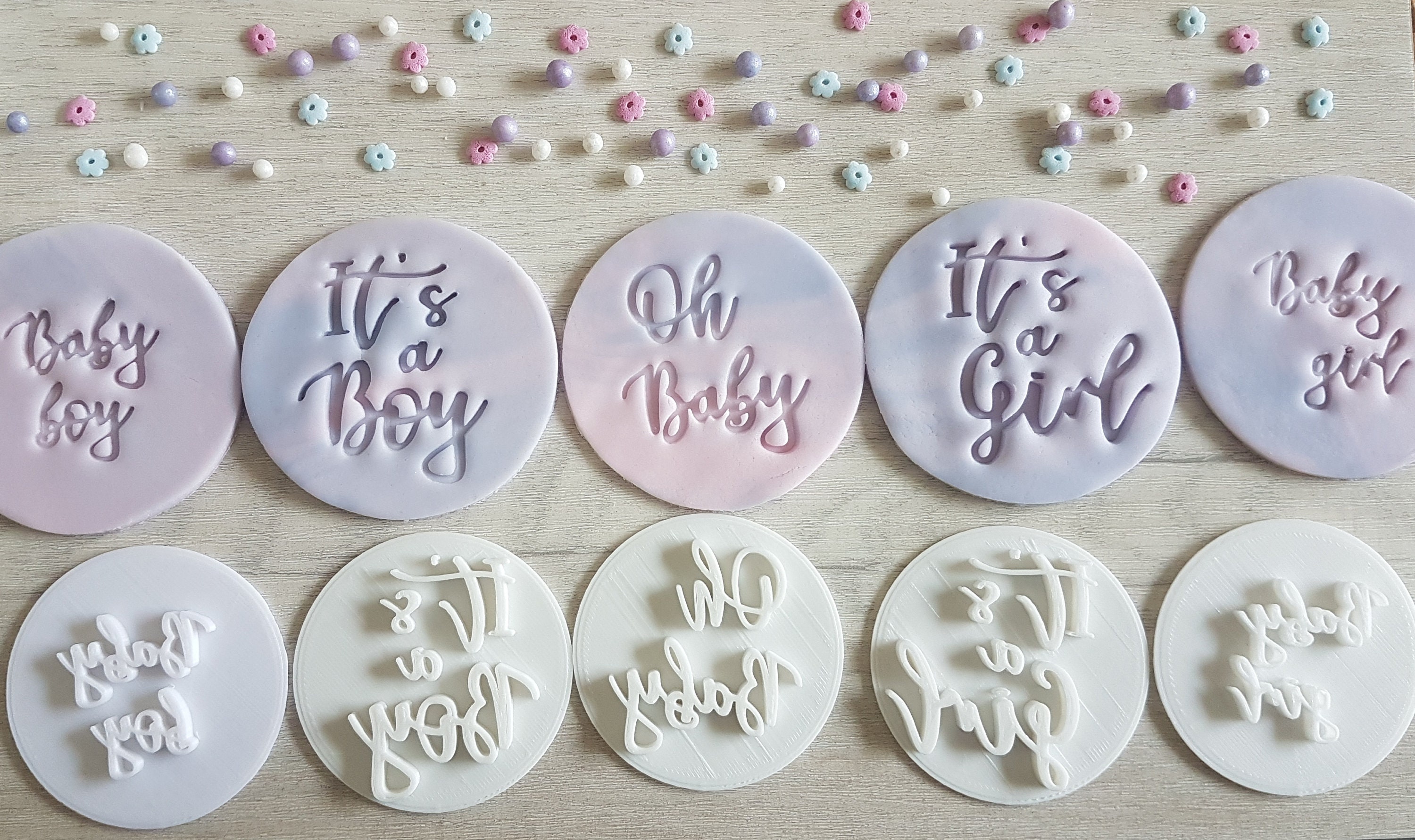 Oh Baby Embosser Stamp Cake Cookie Soap Pottery Stamp Etsy