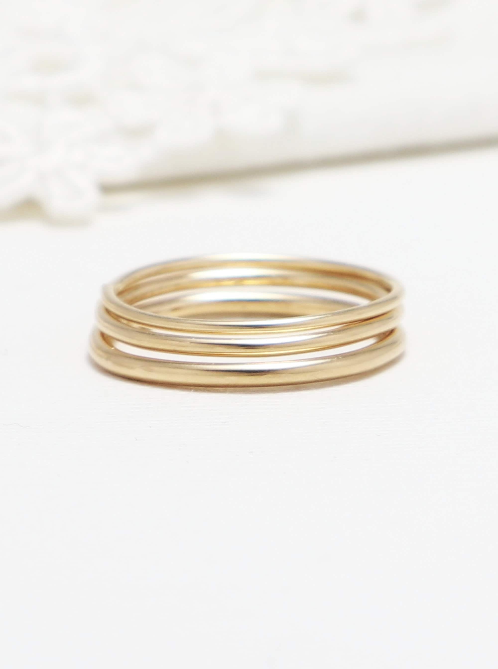 Gold Simple Rimg Simple Gold Ring, Gold Stacking Ring, 14k Gold Ring, Gold Rings for ...