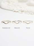 Super Thin Gold Curve Ring, U Gold Rings For Women, Curved Ring, Dainty Ring, Delicate Ring, Thumb Ring, Gold Minimalist Ring | Mettle Rings