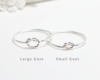 ring för kvinna, hans-och-hennes löfte-ring, knutring, fin ring, söt ring, bästa vän-ring, present till mor-dotter, systerring | Unity Rings