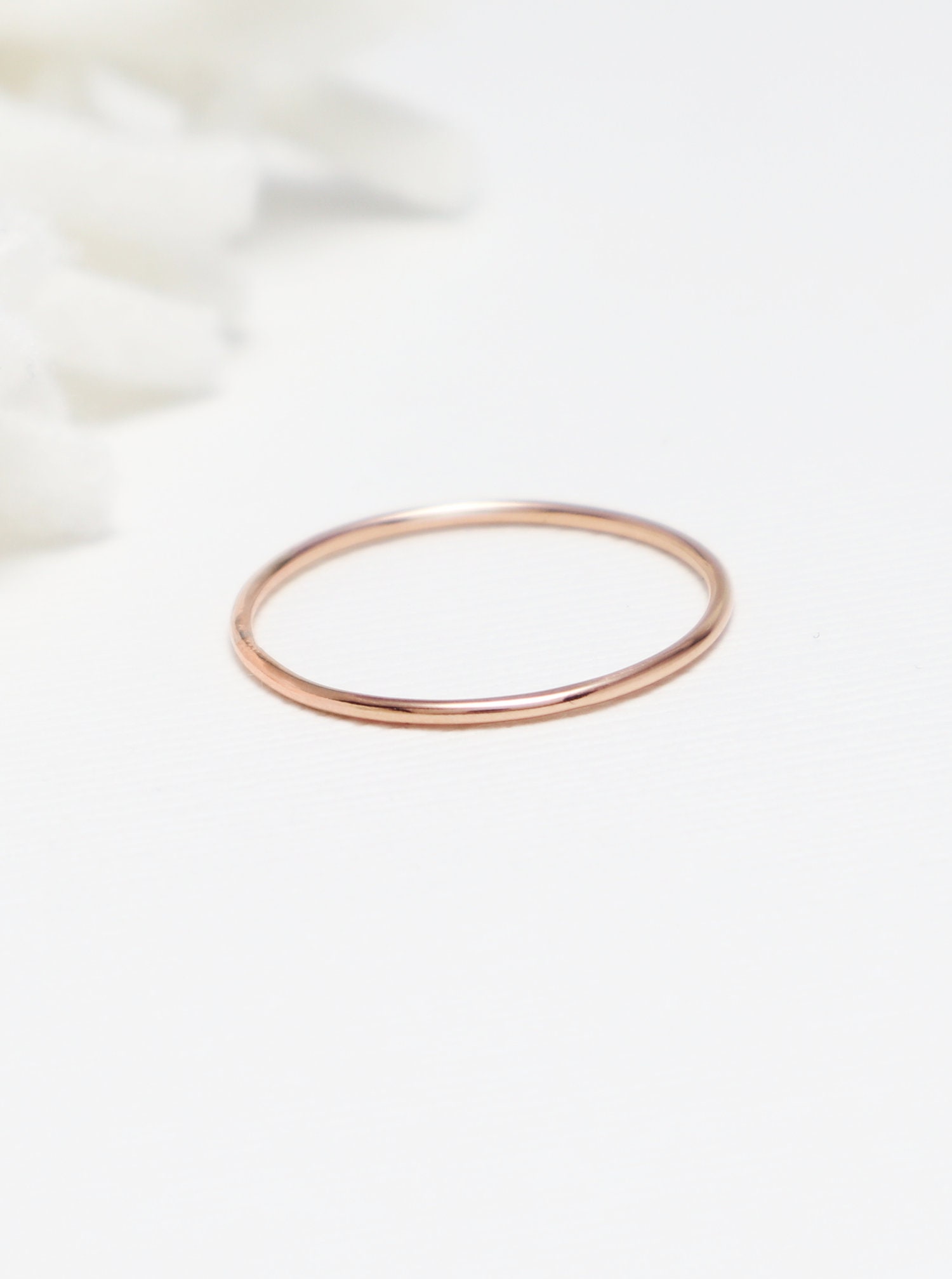 Rose Gold Wave Ring | ECG Voice Wave Diamond Ring