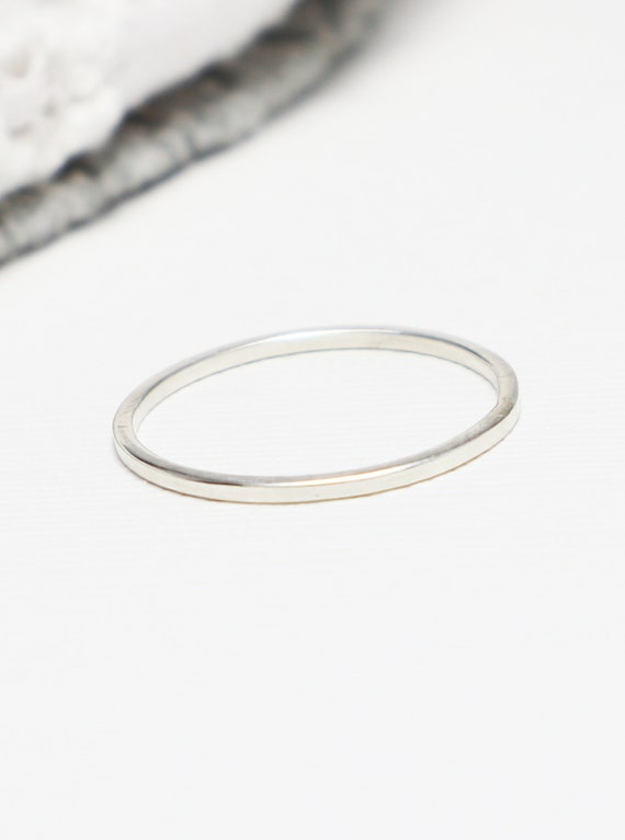 Square on sale thumb ring