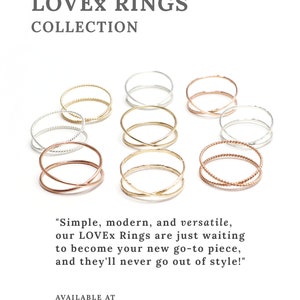 Super Thin Rose Gold Ring, Twist Rope Ring, Simple Stacking Ring, Pink Gold Ring, Dainty 14K Rose Gold Ring, Thumb Ring Optimism Ring image 10