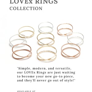 Set di 3 sottili bracciali in oro martellato, semplici bracciali in oro per donna, delicati bracciali minimalisti, delicati bracciali impilabili / bracciali celebrativi immagine 10