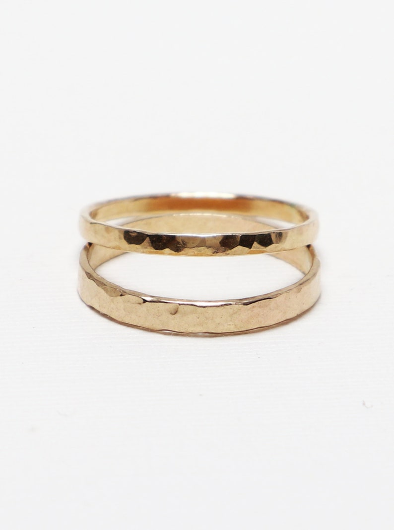 Conjunto de anillos de pareja, anillo de pareja de plata, su anillo de promesa para pareja, alianza de boda a juego, conjunto de anillos de boda, regalo de pareja / anillos eternos imagen 5