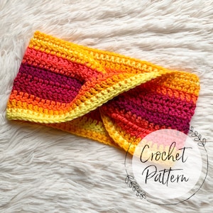 Crochet pattern/ 100% That Twist Headwrap Crochet Pattern/ Aleana Lae Crochet Pattern/ Twisted Earwarmer Pattern/ Turban Headband Pattern