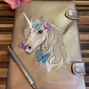 Kladde / Notebook with envelope B5 - Unicorn