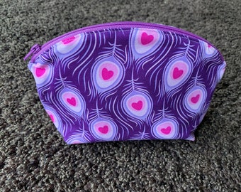 Täschchen / Beutelchen / kleine Tasche / Kosmetiktasche / Krimskrams Tasche - Pavo lila