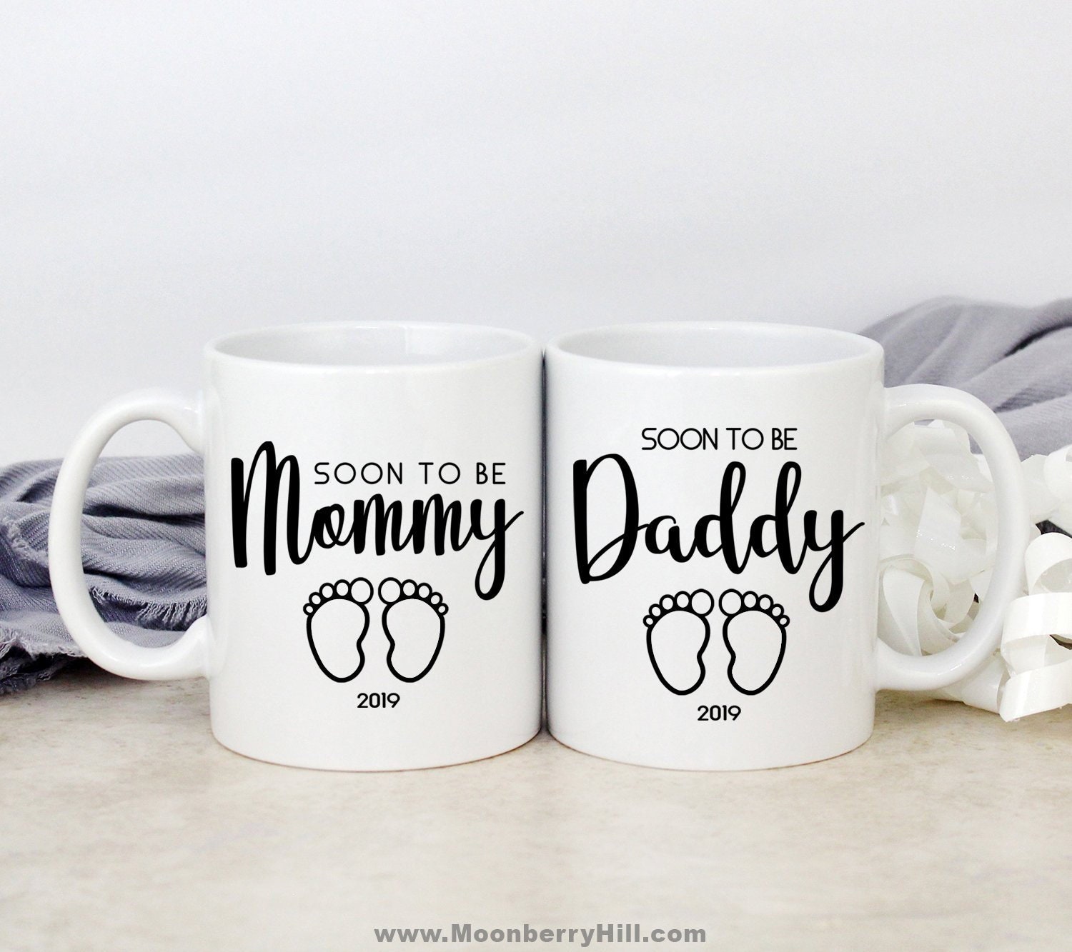 Mom and Dad Mugs Soon To Be Mom Soon To Be Dad Gifts for Etsy