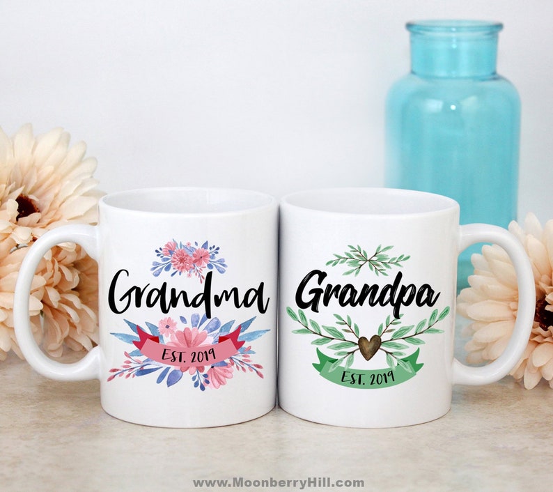 Grandma to Be Mug Grandpa to Be Gifts Grandpa Mug Grandma Etsy