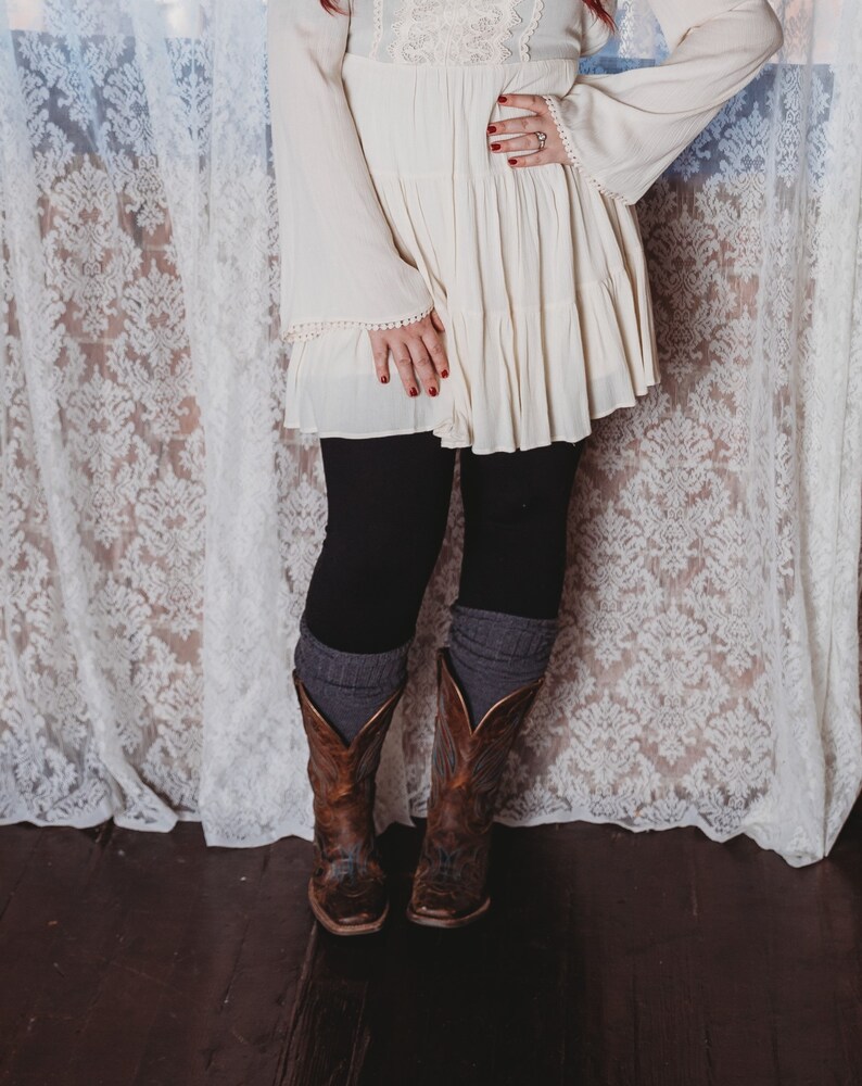 Thigh High Socks Over the Knee Socks Cozy Cotton Lounge Socks Leg Warmers Women/'s Gift Idea Boot Socks Leg Warmers Knee Socks