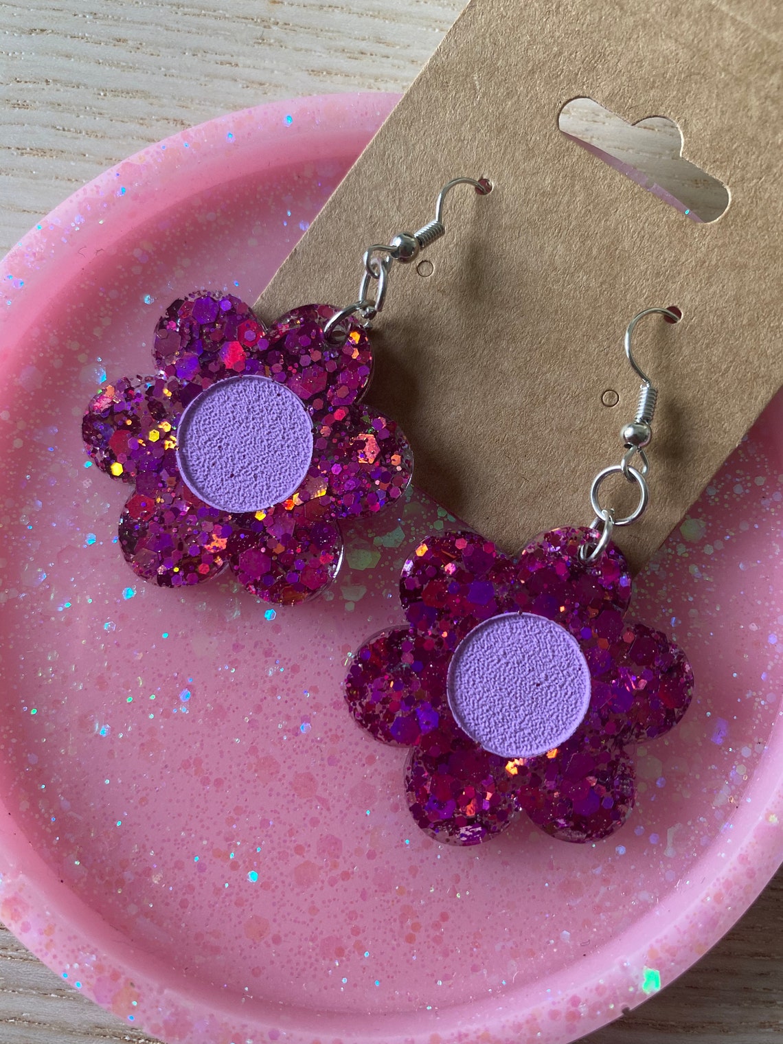 Pendientes colgantes de flores Etsy Pendientes colgantes de flores Etsy