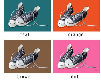 pop art converse shoes