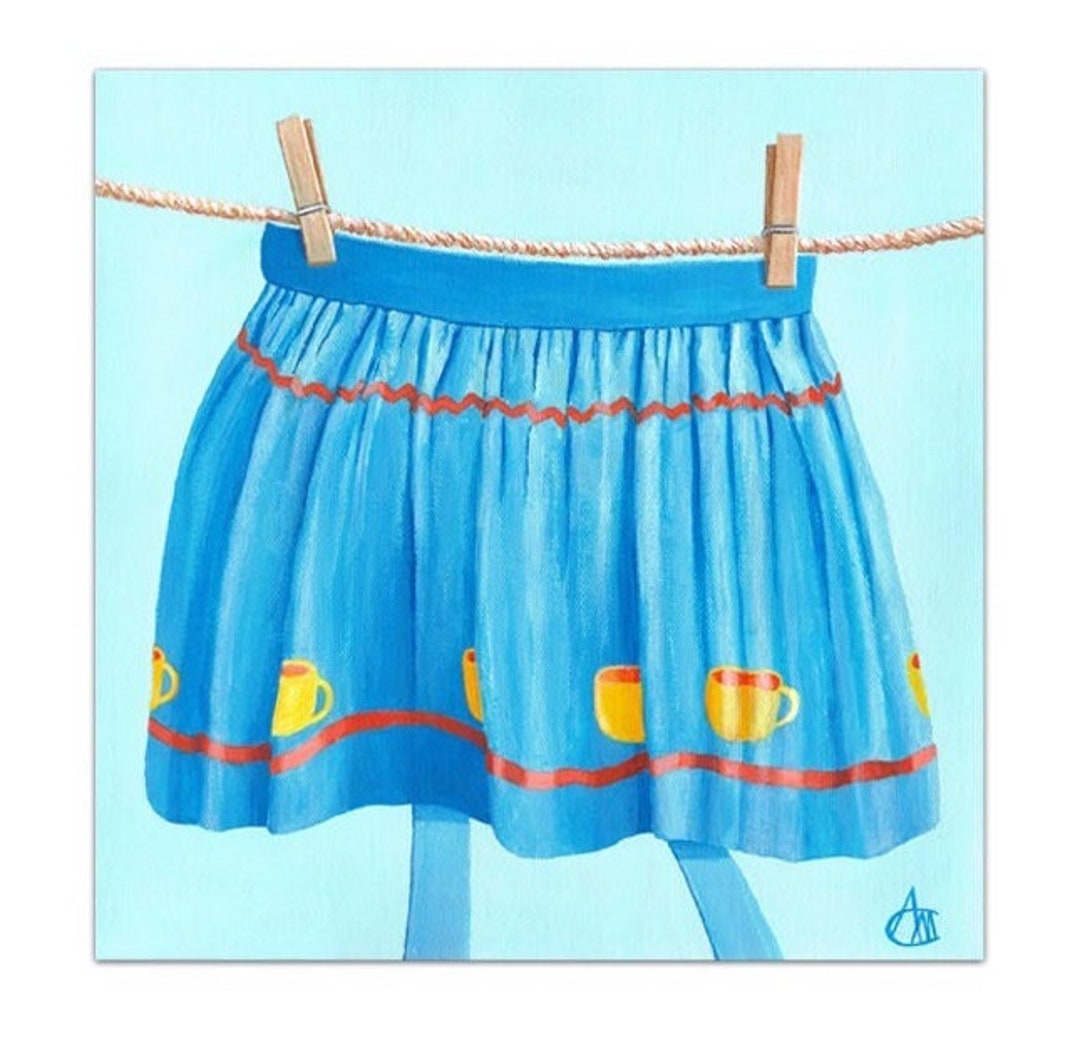 Kitchen Wall Art 3x3 to 20x20, Fine Art Print of Acrylic Painting