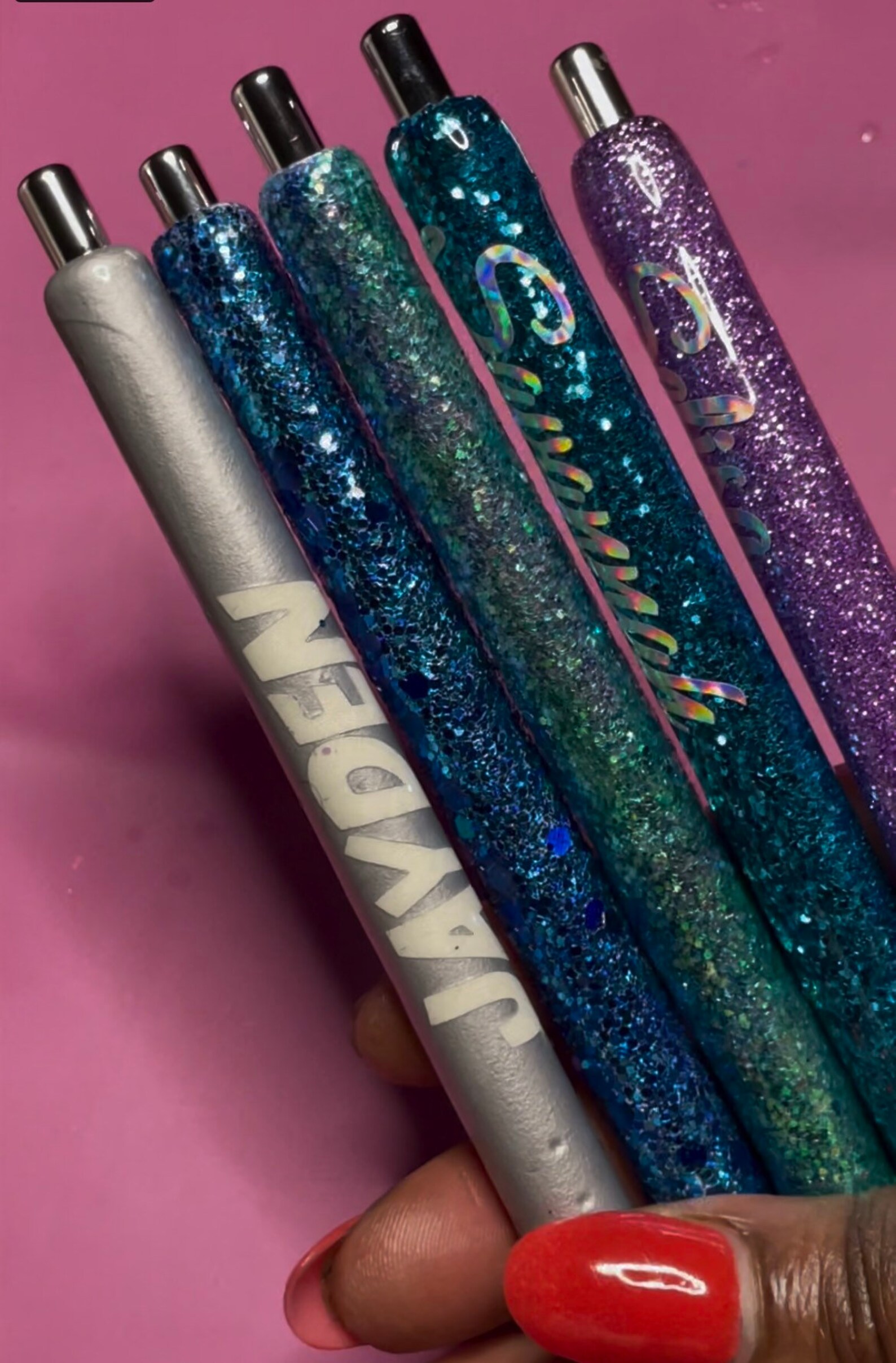 Glitter Inkjoy Gel Pens Glow in the Dark Inkjoy Gel Pens Etsy