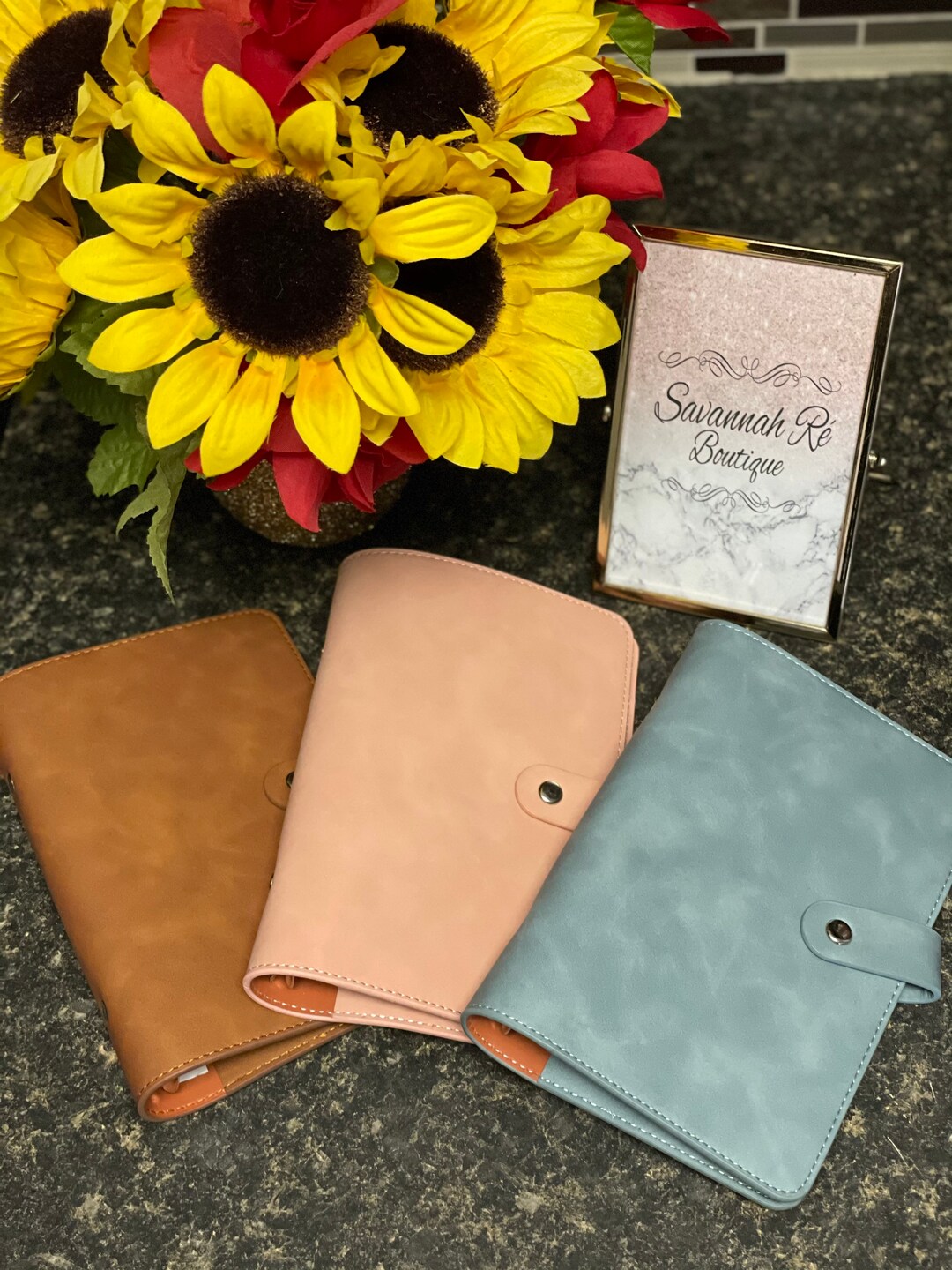 2023 Leather Planner customizable Refillable Yearly Planner Monthly