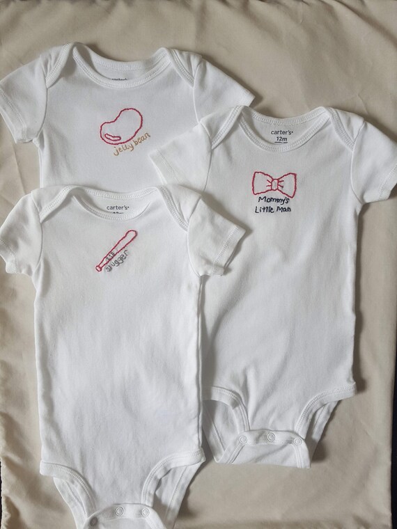 embroidered onesies