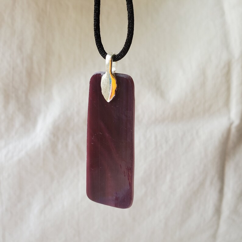 Purple Glass Pendant