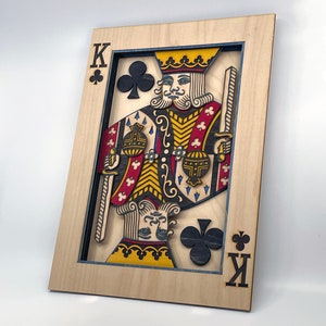Playing Cards Necklace - Playing Card Jewelry - Queen of Clubs - King of  Clubs - Gift for Card Player - Card Necklace - Poker Gifts - Cards