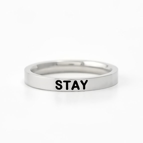 Stray Kids Ring - Personalized Ring, KPOP, STAY, Custom Message