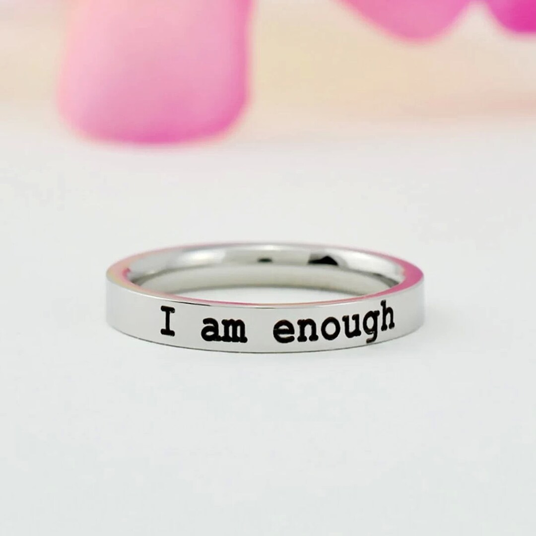 Bypass Ring in Stainless Steel Size 6 Christmas Gifts