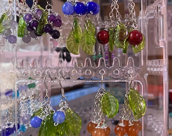 Berry Dangle Earrings