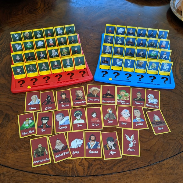 ATLA Themed - Printable Guess Who? Cards