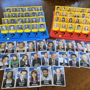 Office Themed - Printable Guess Who? Cards