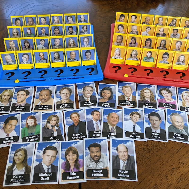 Guess Who Cards Etsy