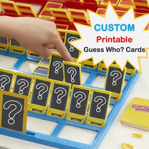 Custom Printable Guess Who Cards - Etsy