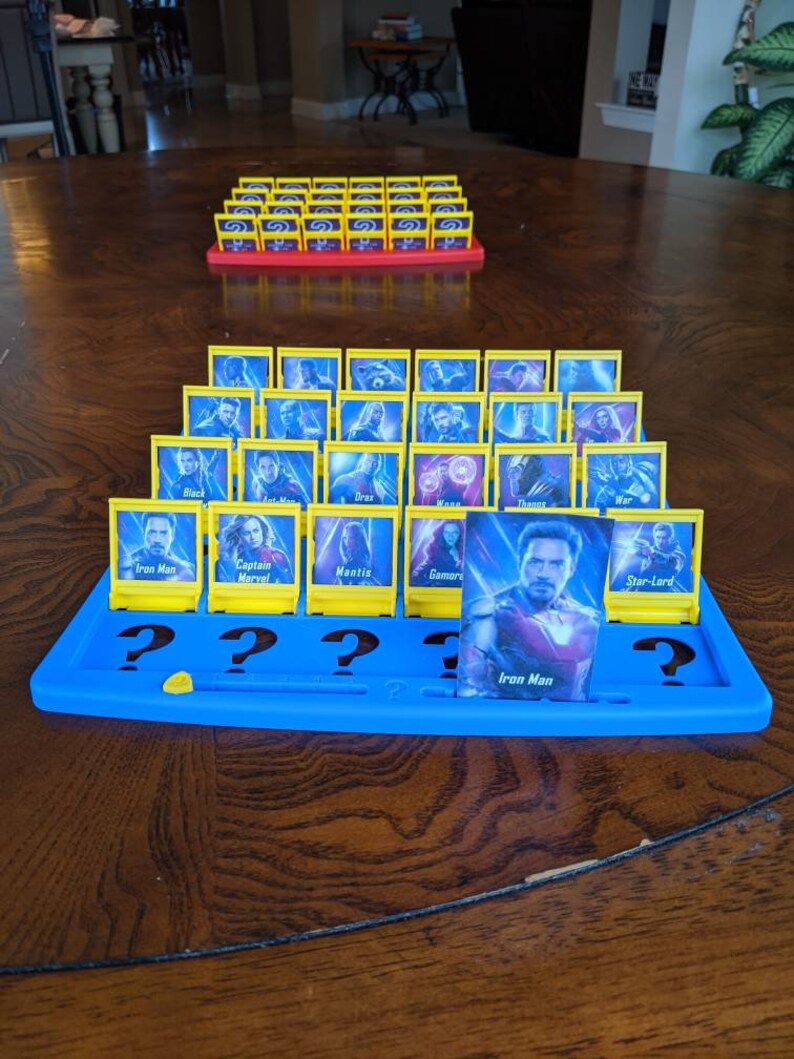 The Avengers Printable Guess Who Cards | Etsy
