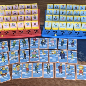 Simpsons Themed - Printable Guess Who? Cards