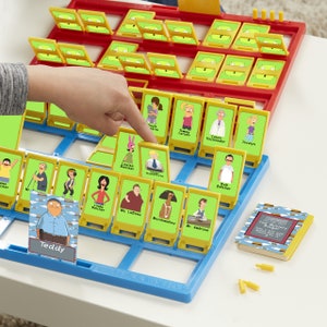 Pacchetto a tema Burger Family, antipasto + espansione, stampabile Guess Who? Pacchetto di carte