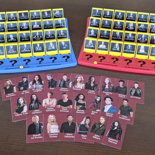 VD Themed - Printable GuessWho? Cards