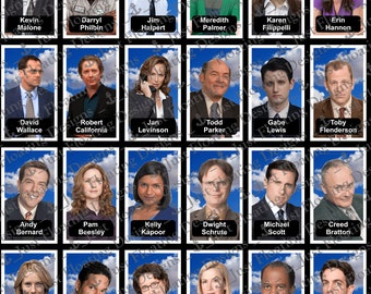 Office Themed Printable Guess Who? Cards