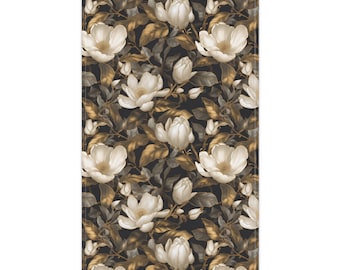 Magnolia Foliage in Gold Kitchen Towel