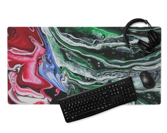 Magnolia Brown Abstract 359 Gaming mouse pad